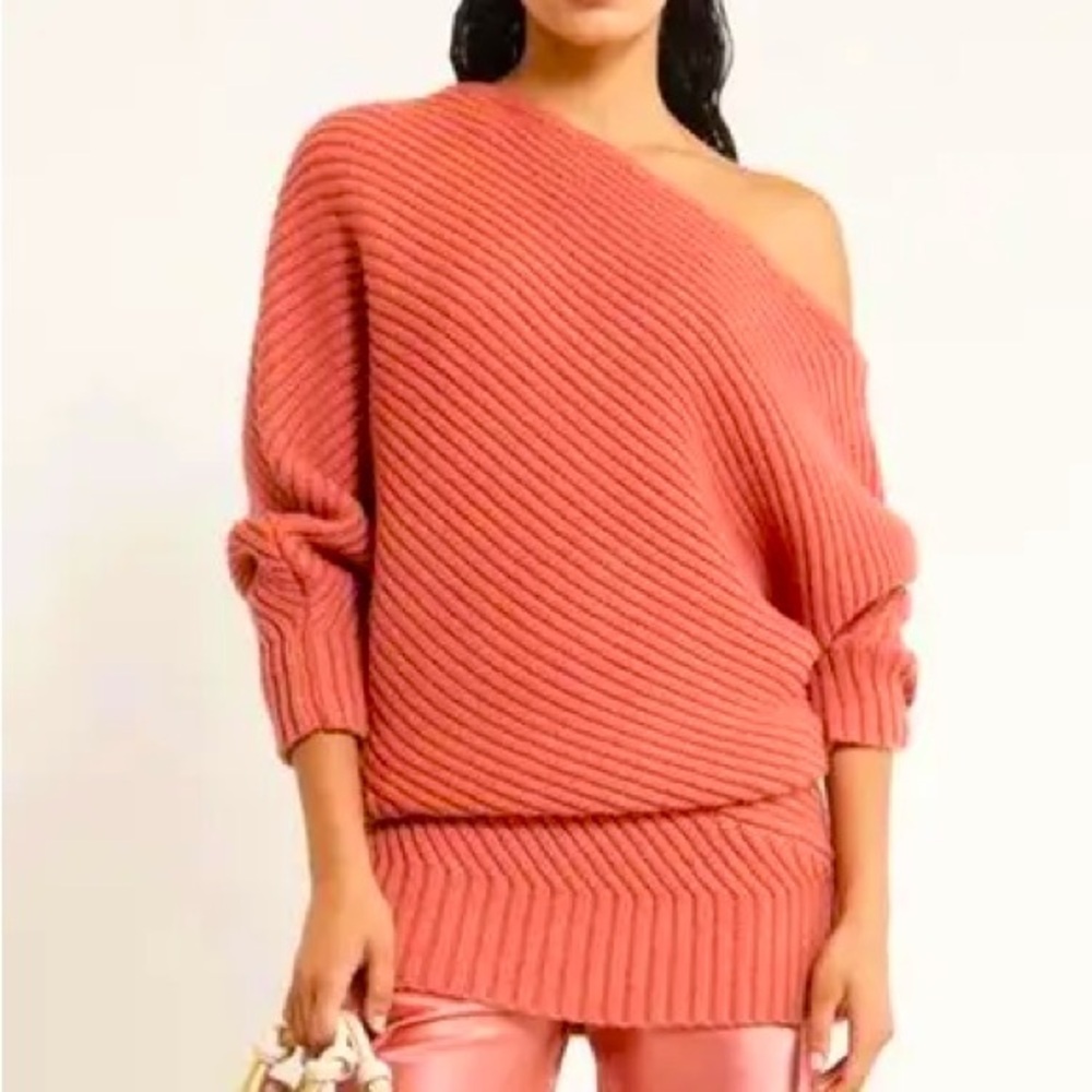 NWT Cult Gaia kitty sweater /dress in Jaipur (pink) size XS